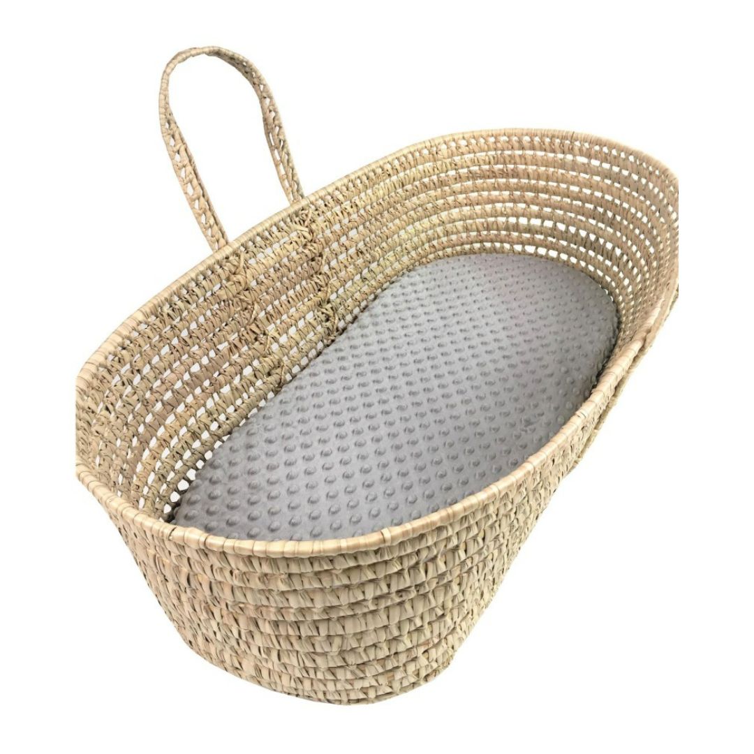 Moseskorb Matratzenbezug – Weicher & Rutschfester Bezug für Babykorb Matratze