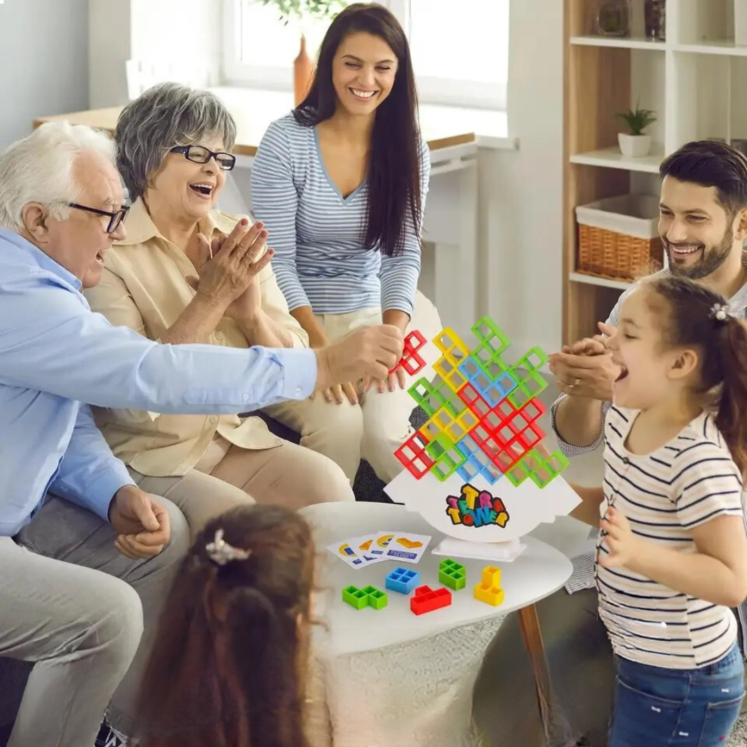 Tetra Tower - Gleichgewichtspiel