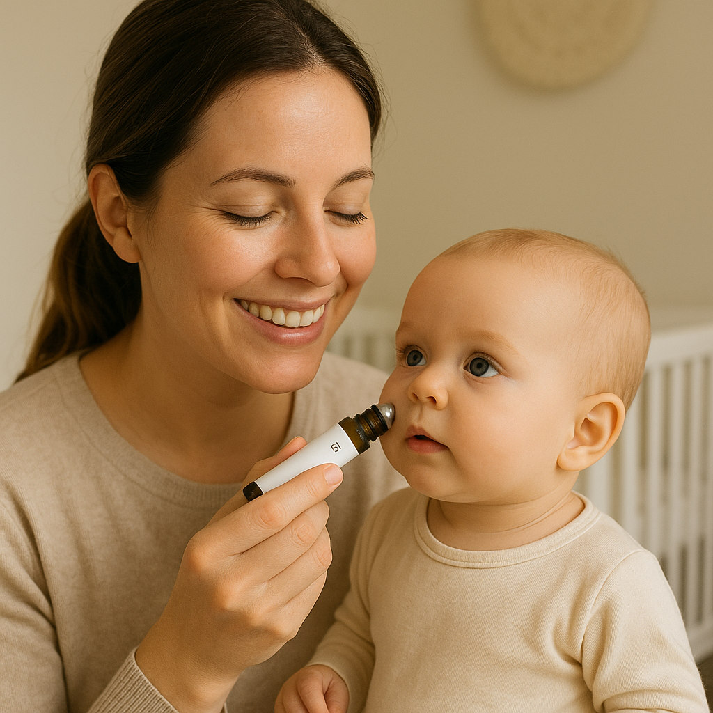 Zahnungsölroller für Babys - Natürliche Schmerzlinderung