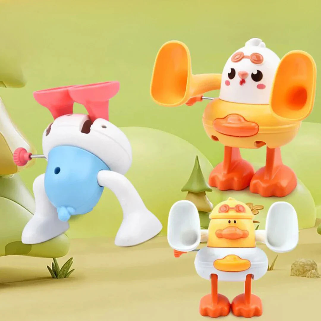 Tiere voller Energie – Lustiges Salto-Spielzeug zum Aufziehen