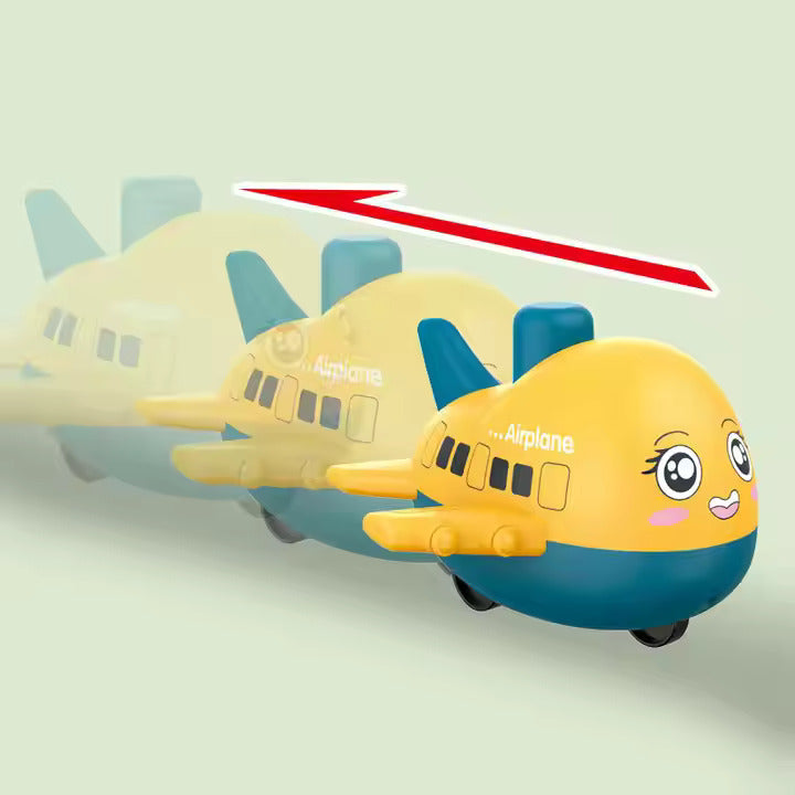 Drück & Fahr – Lustiges Spielzeug-Flugzeug
