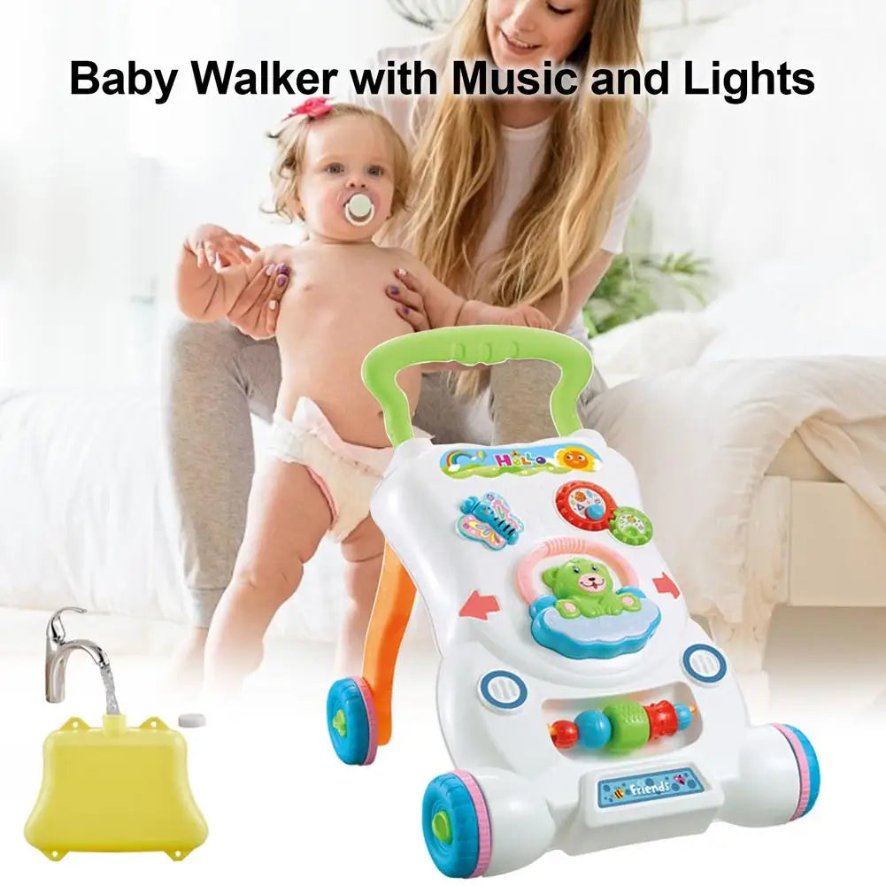 Lauflernwagen mit Musik – Baby Spiel- und Laufhilfe mit Lernspielzeug