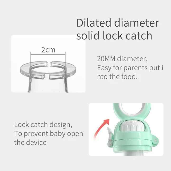 Frucht Schnuller für Babys – Beißring und Obstspender in einem