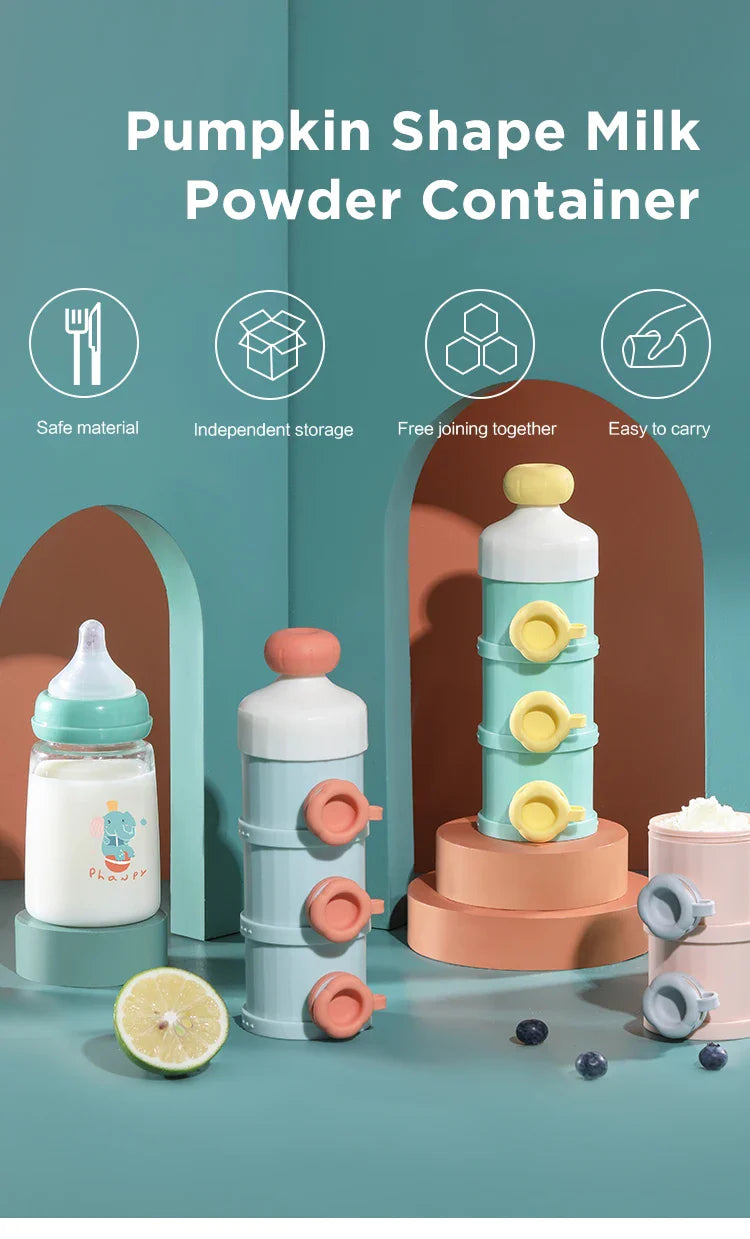 Babypulver-Spender – Tragbarer Milchpulverbehälter & Snackbox für unterwegs