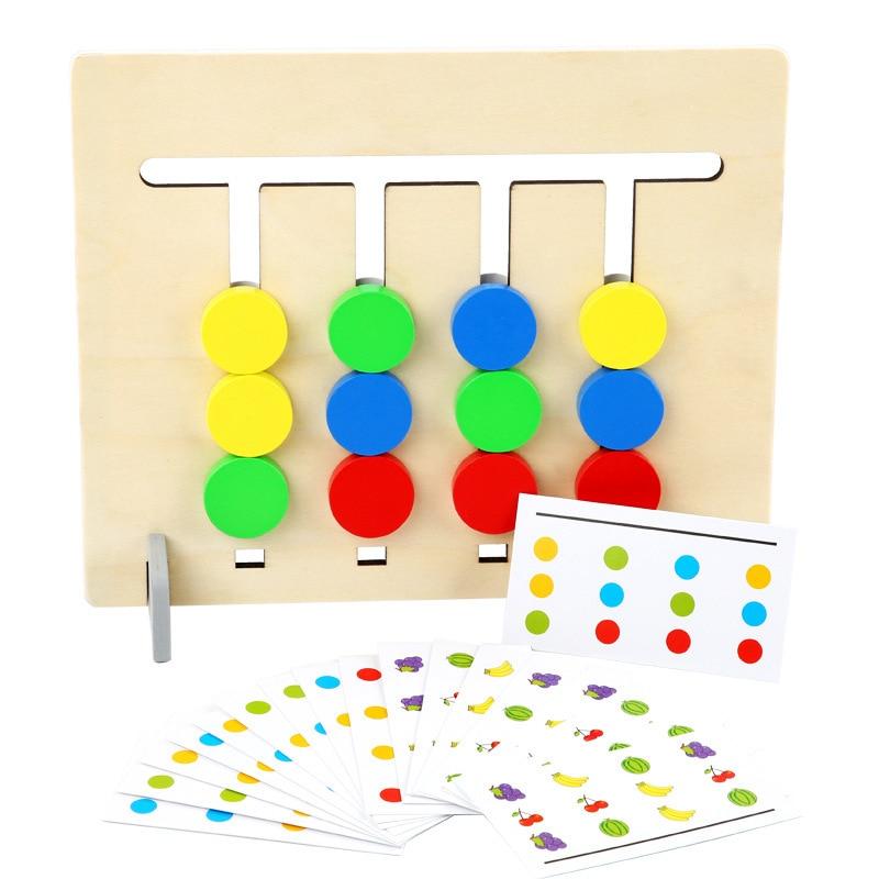 Logikspiel für Kinder - Montessori-Sortierpuzzle