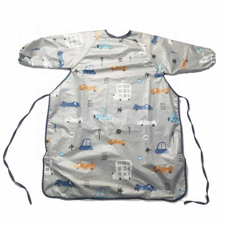 Baby Lätzchen mit Ärmeln – Wasserdichtes Kinderessen Lätzchen