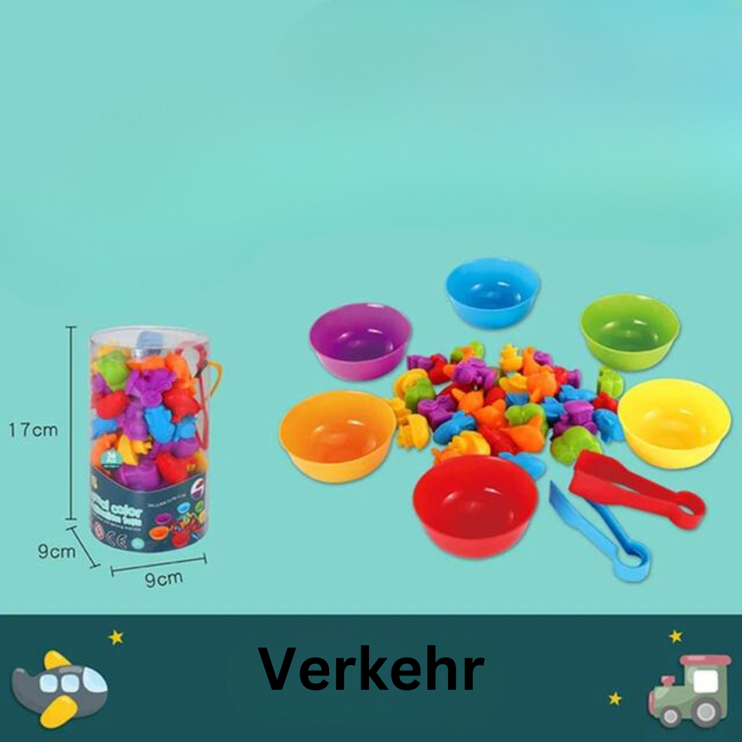 Montessori Buntes Sortierspiel