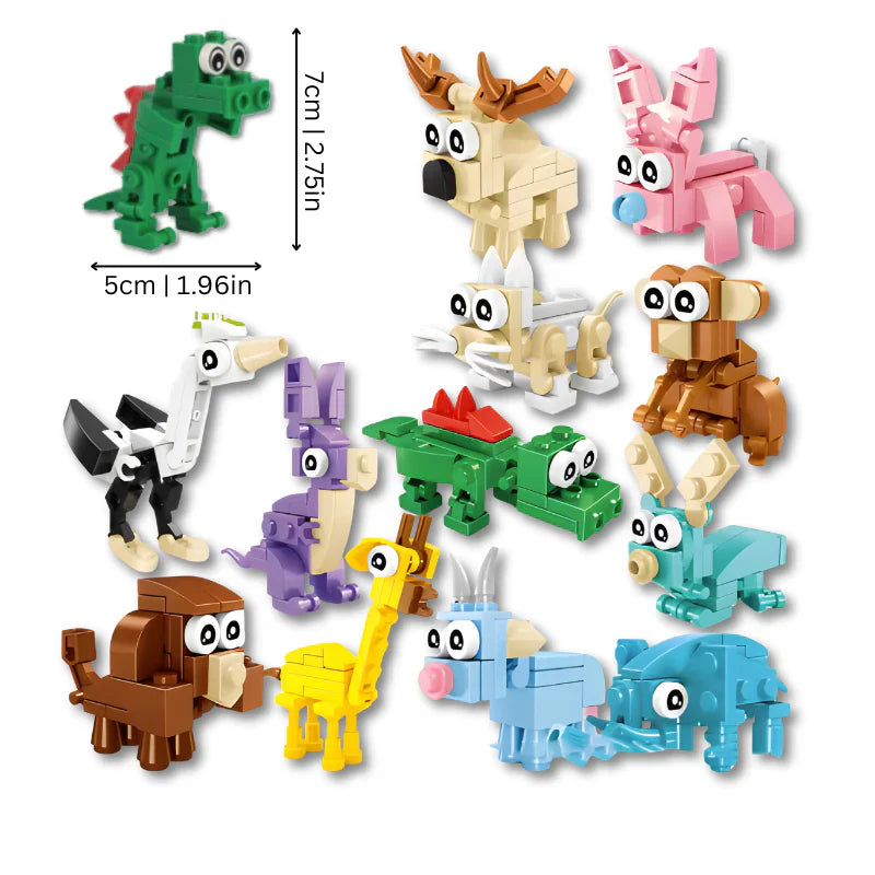 Kreatives Tiere Baustein Set