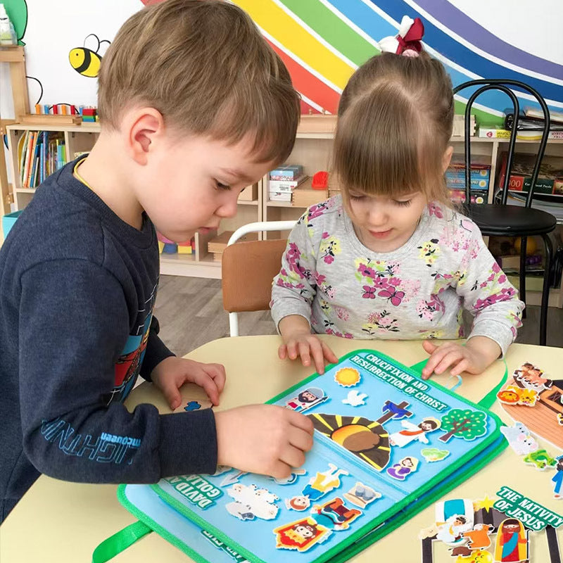 Montessori Bibel Geschichten Filz Buch