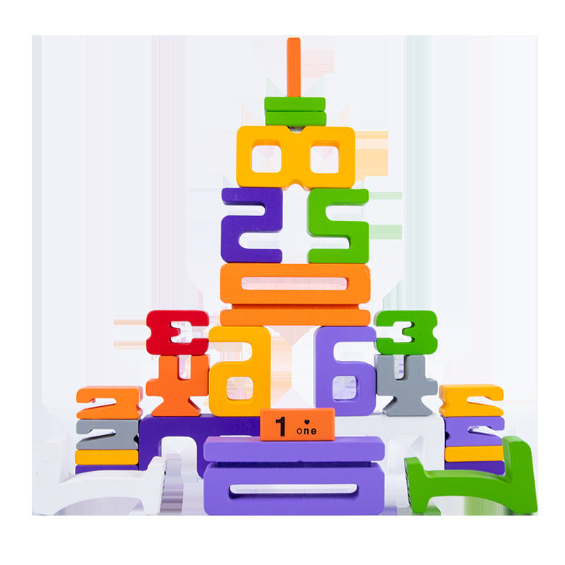 Zahlen Lernen mit Stappelsteinspiel