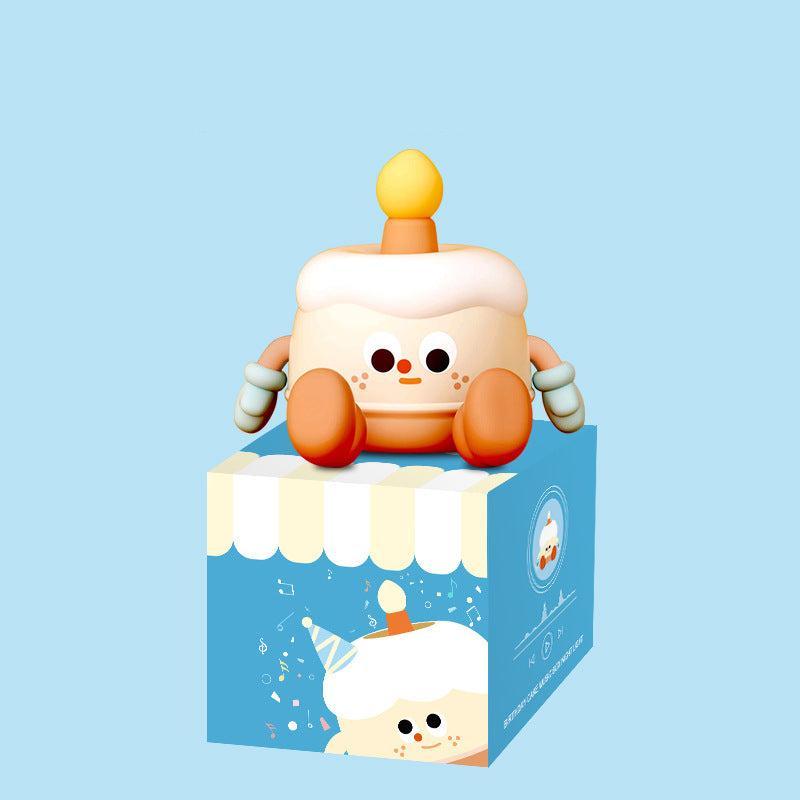 Niedliches Geburtstagskuchen Nachtlicht