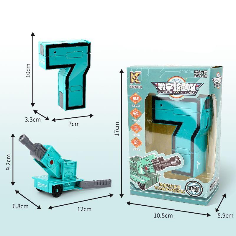 Faltbare Zahlen Fahrzeuge Kinder Spielzeug