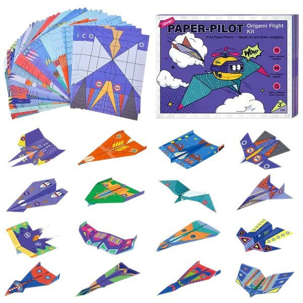 Origami Papier Flieger Bau Set mit Anleitungen