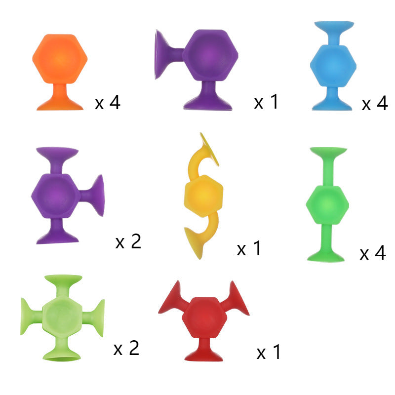 Pädagogisches Saugnapf Buchstaben und Zahlen Lernpielzeug