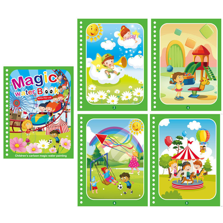 Magisches Wasser Malbuch für Kinder