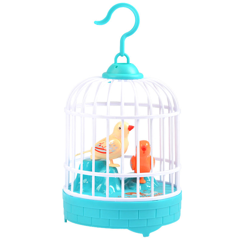 Sprechende Vögel im Käfig Kinder Spielzeug