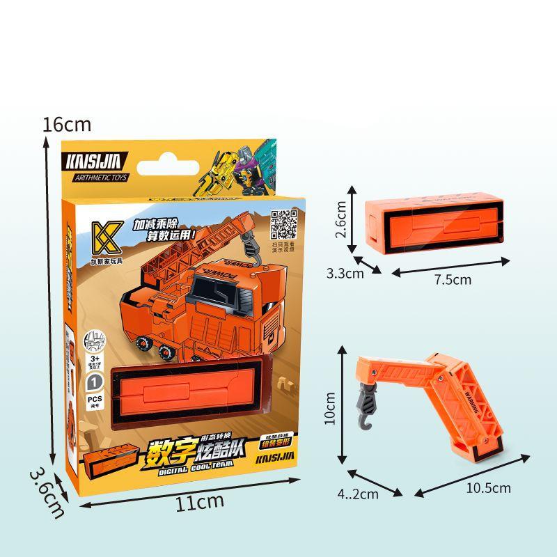 Faltbare Zahlen Fahrzeuge Kinder Spielzeug