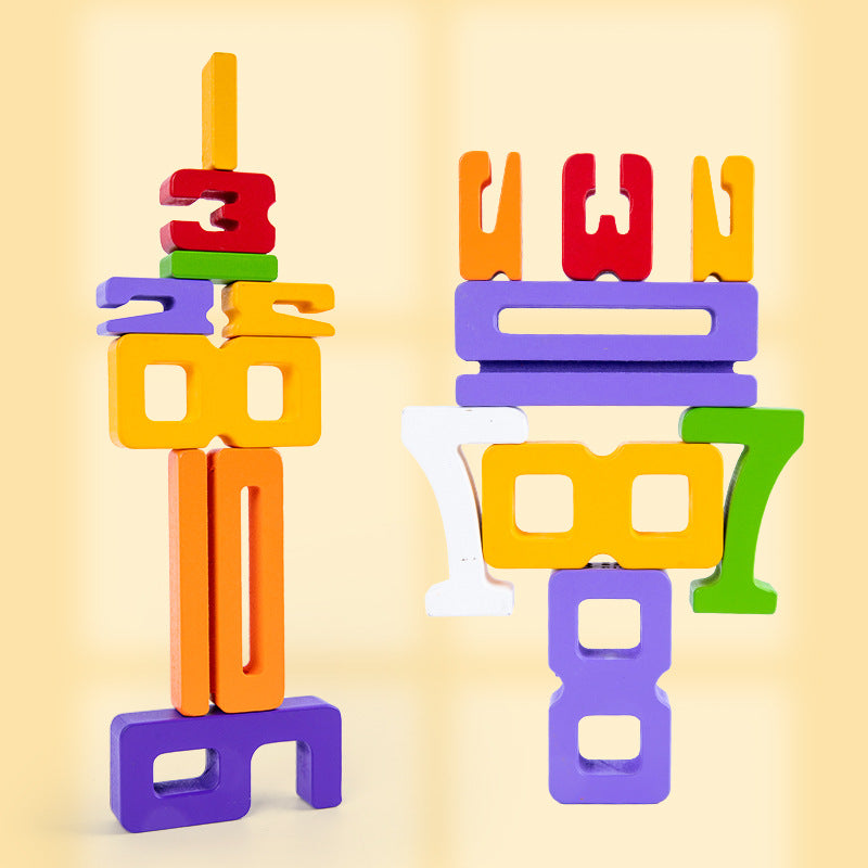 Zahlen Lernen mit Stappelsteinspiel