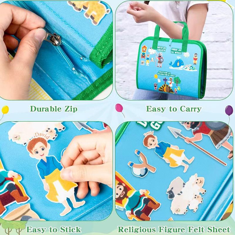 Montessori Bibel Geschichten Filz Buch