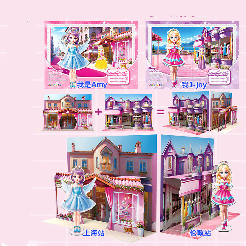 Faltbare Mode Botique Spielbuch