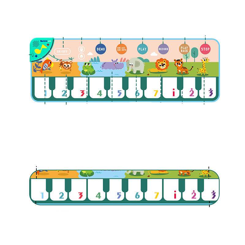 Musikalische Piano Spielmatte