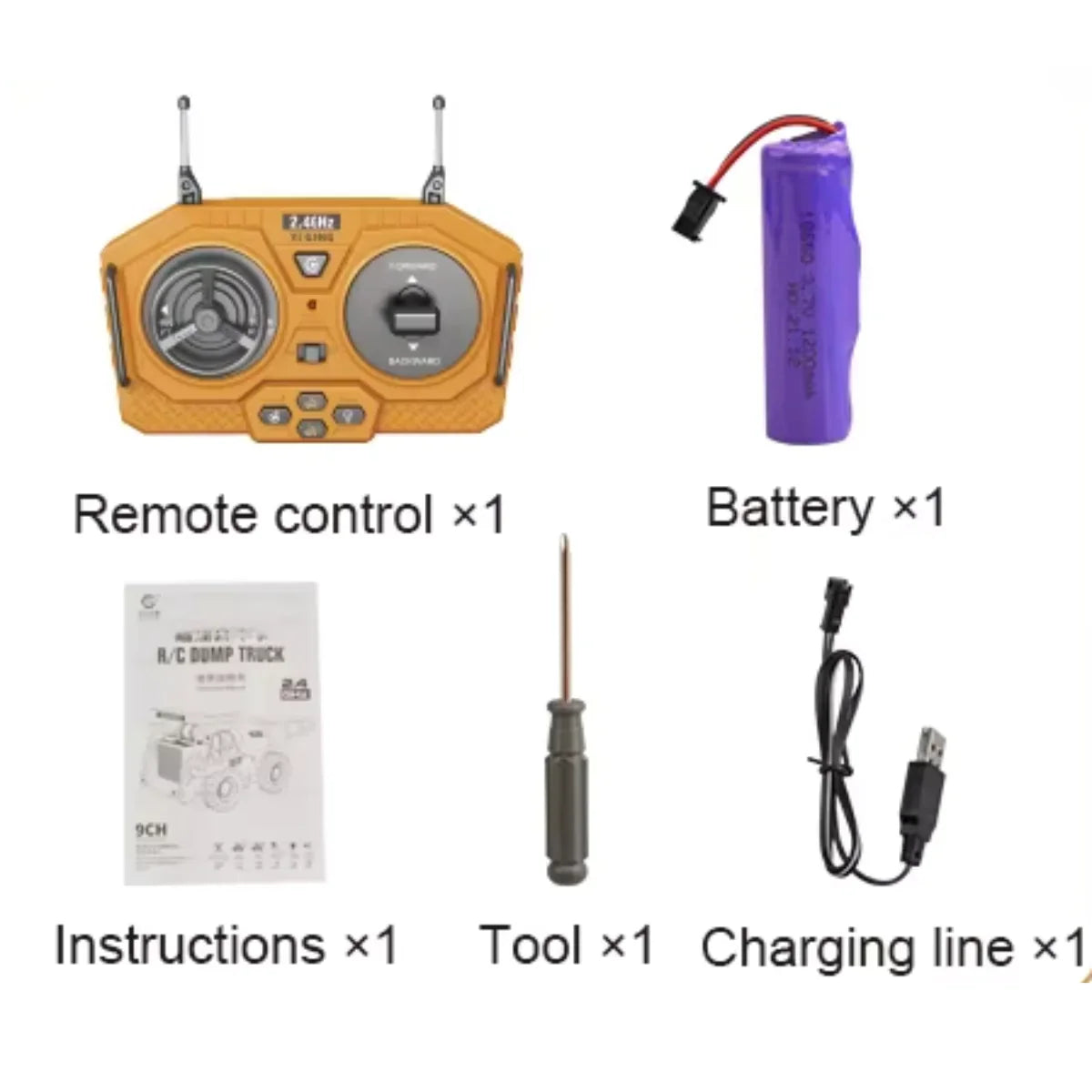 Ideal für kleine Baumeister – Ferngesteuertes Baustellenfahrzeug