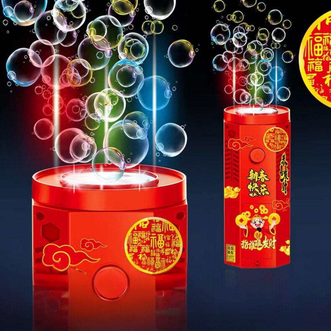 Regenbogen Seifenblasen Vulkan