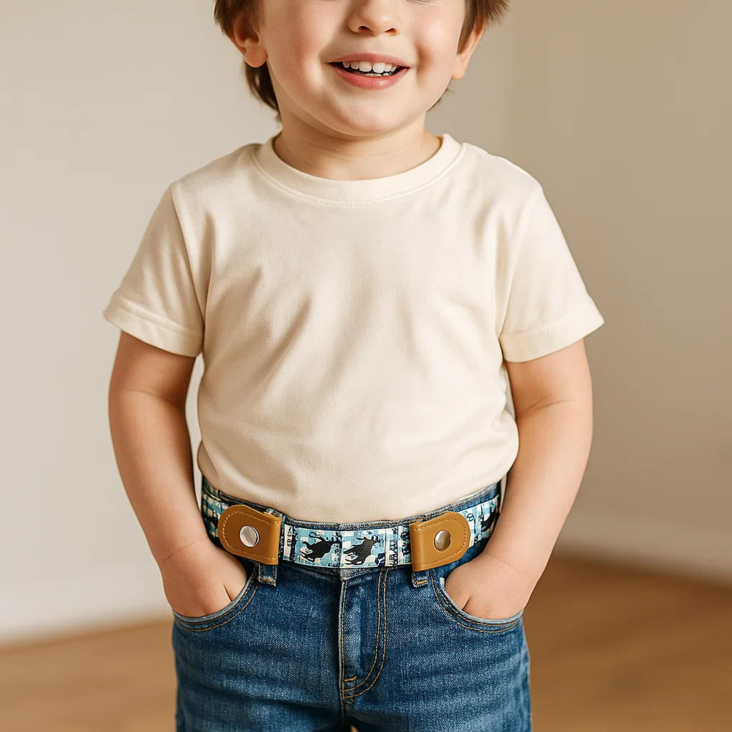 Angenehme Elastische Kinder Gürtel - Passend für jedes Alter