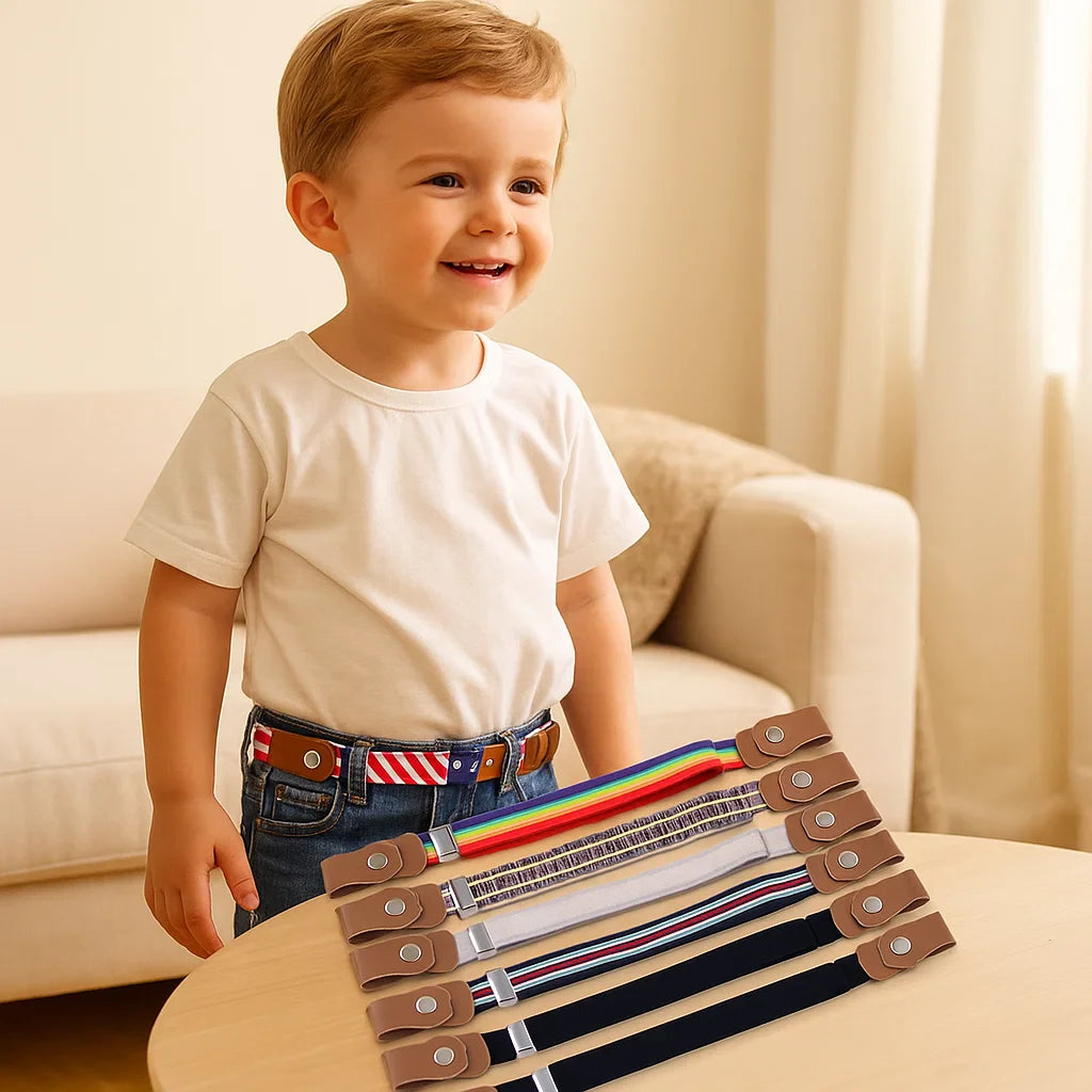 Angenehme Elastische Kinder Gürtel - Passend für jedes Alter