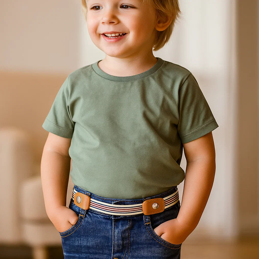 Angenehme Elastische Kinder Gürtel - Passend für jedes Alter