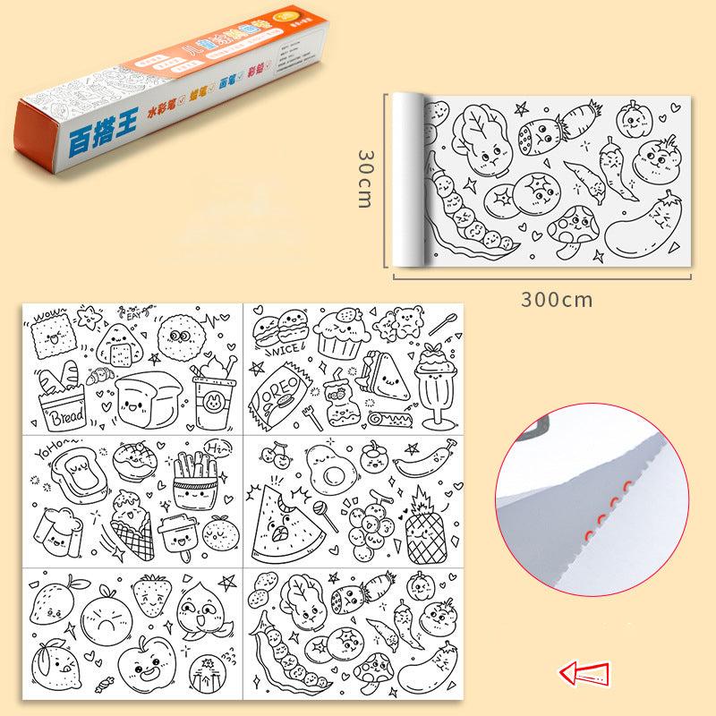 Lassen Sie Die Fantasie Ihrer Kinder Fliegen! - XXL- Malpapier