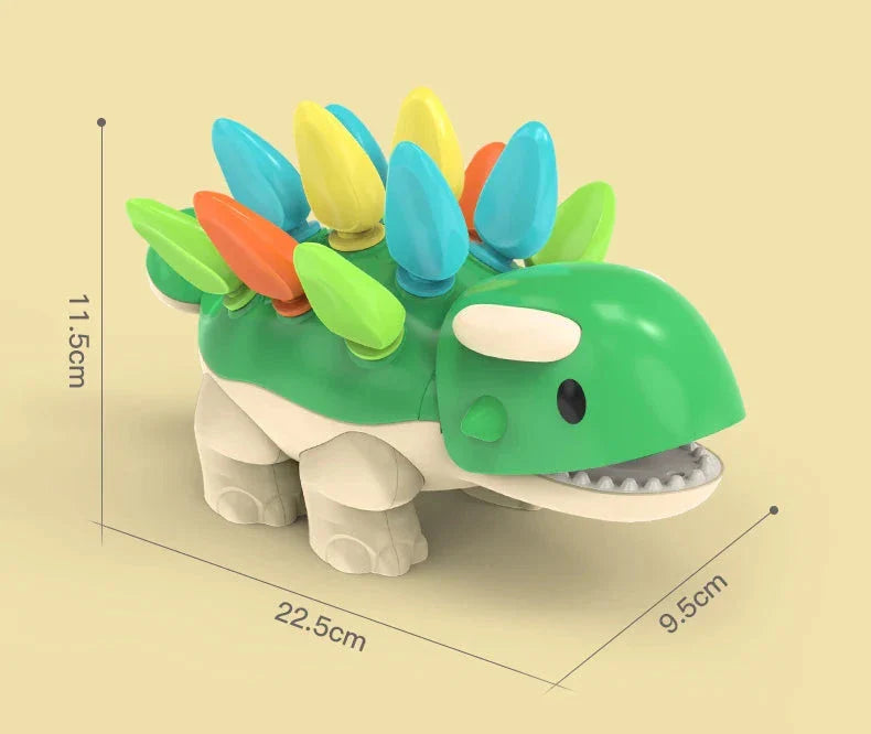 Montessori Farben Dinosaurier