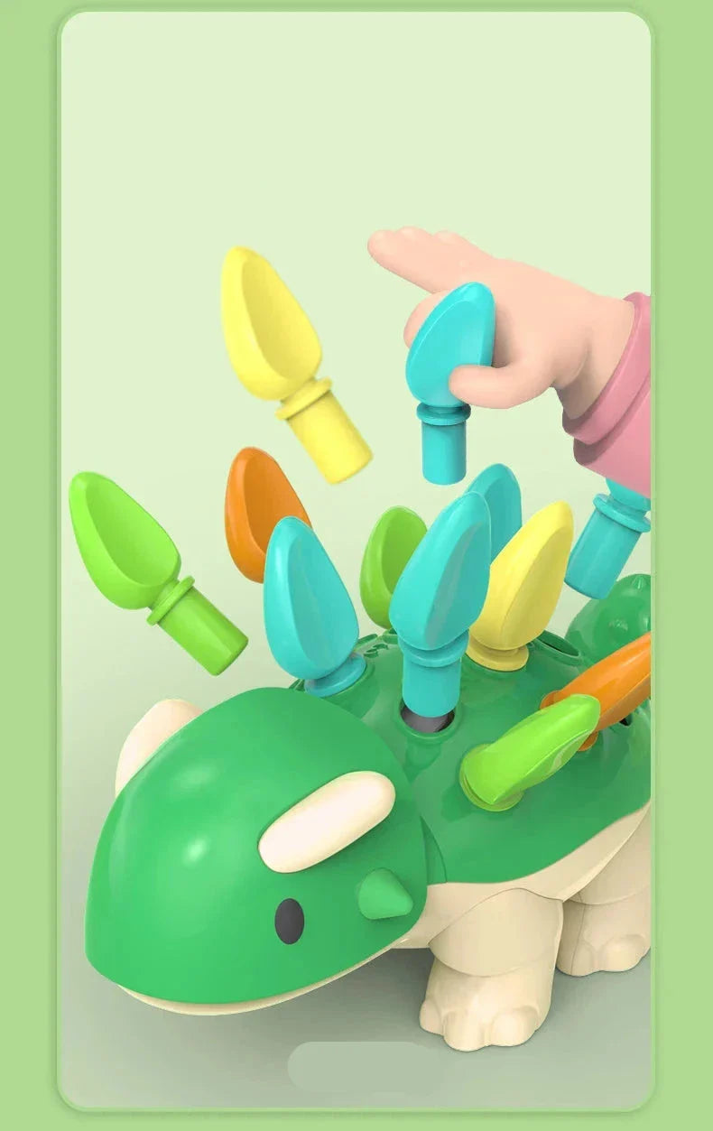 Montessori Farben Dinosaurier