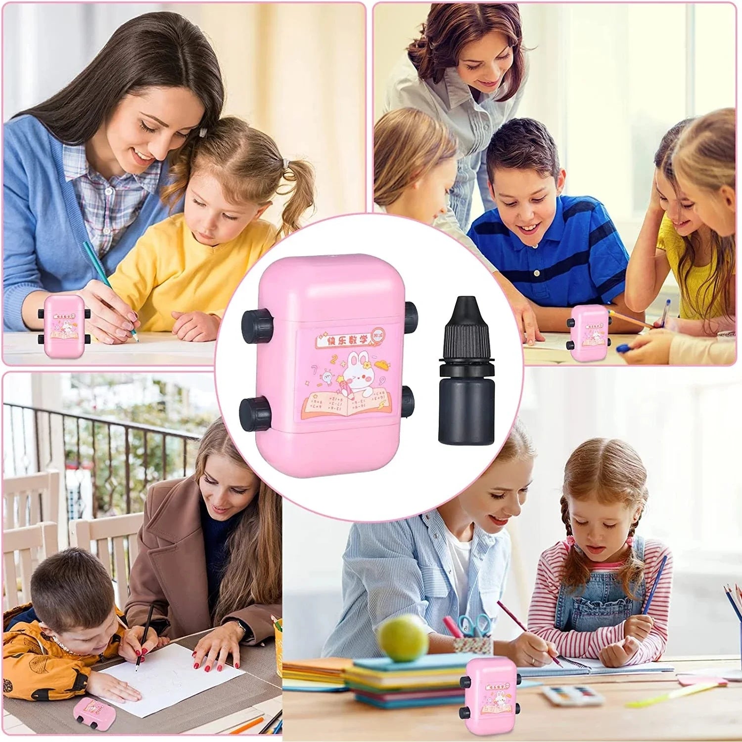 Mathematischer Stempel Roller zum Rechnen Lernen