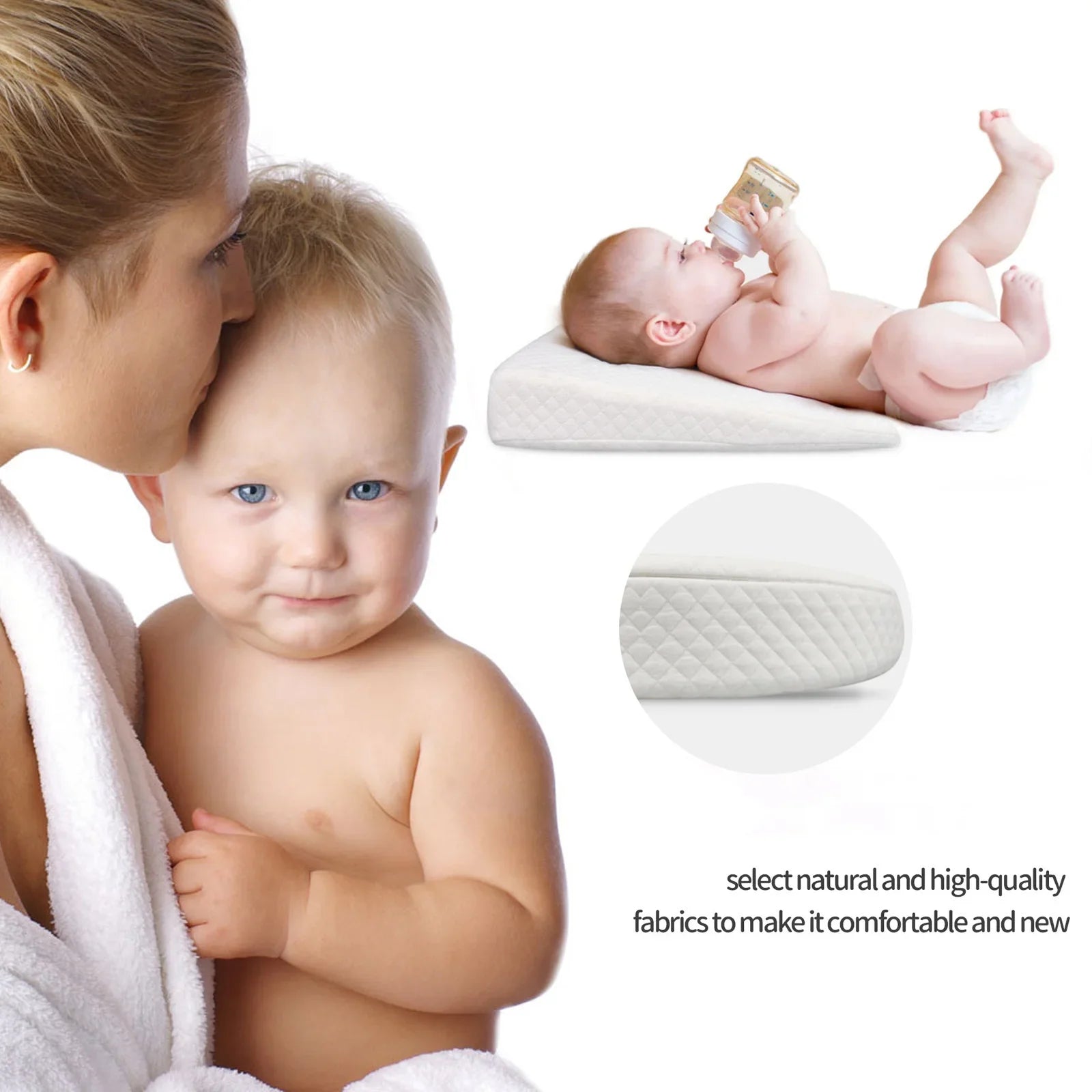 Baby Keilkissen – Ergonomisches Stützkissen für Babys