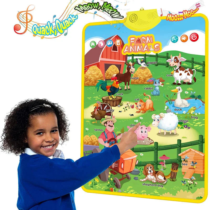 Sprechendes Sound Board zum Englisch Lernen für Kinder