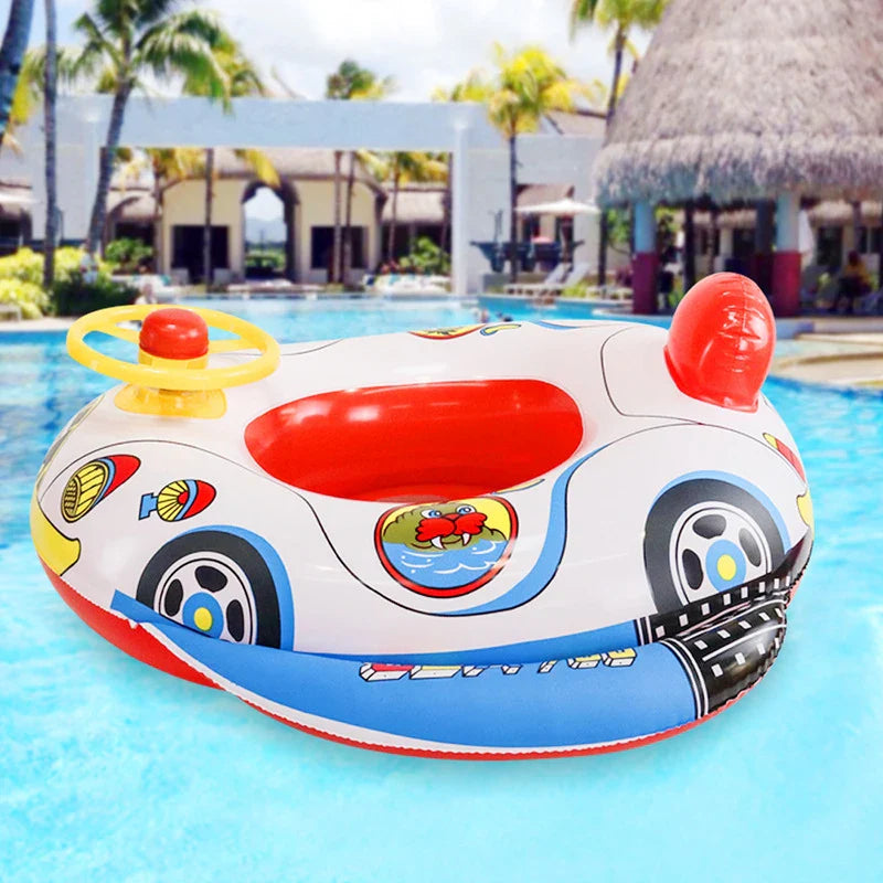 Aufblasbarer Baby Schwimmring mit Lenkrad