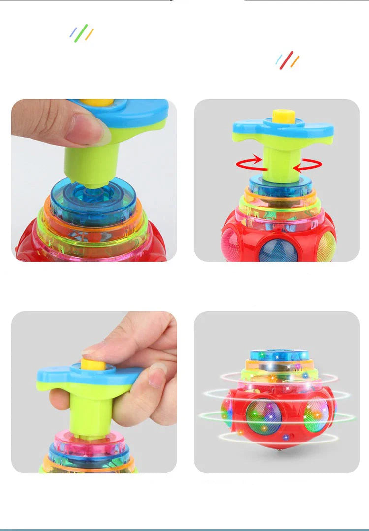 Leuchtendes Kreisel Spielzeug