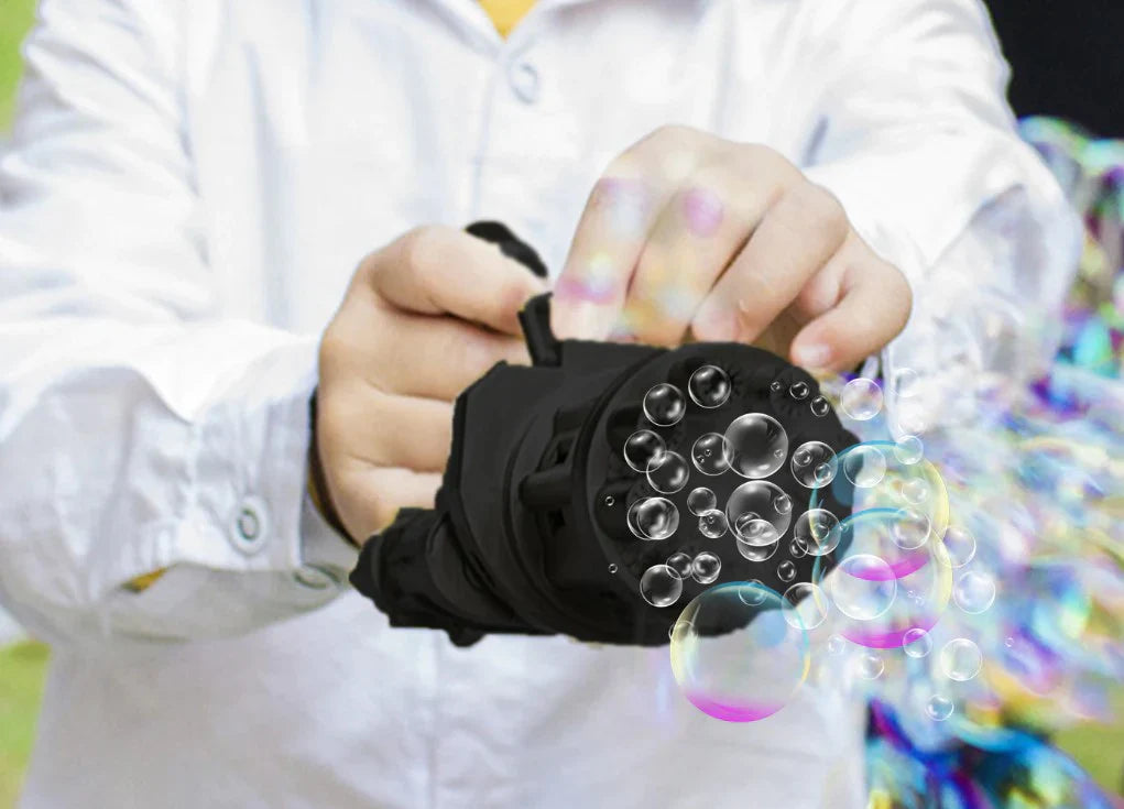 Seifenblasen-Maschine – Elektrische Pistole für Hunderte Blasen
