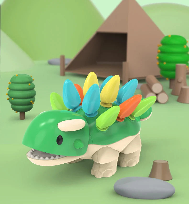 Montessori Farben Dinosaurier