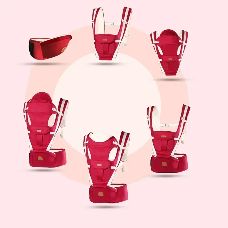 Baby Tragehilfe 3-in-1 – Ergonomischer Tragegurt für Neugeborene