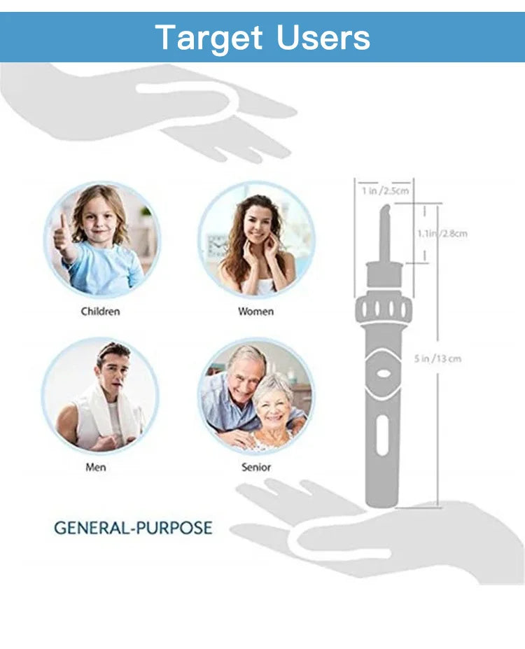 Ohrreiniger mit LED Licht für Kinder – Sanfte Ohrenpflege für Babys & Kleinkinder