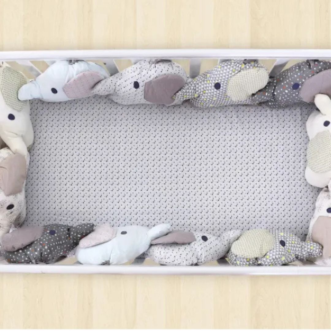 Baby Bettumrandung – Weiche Kinderbett Kissen für Babys