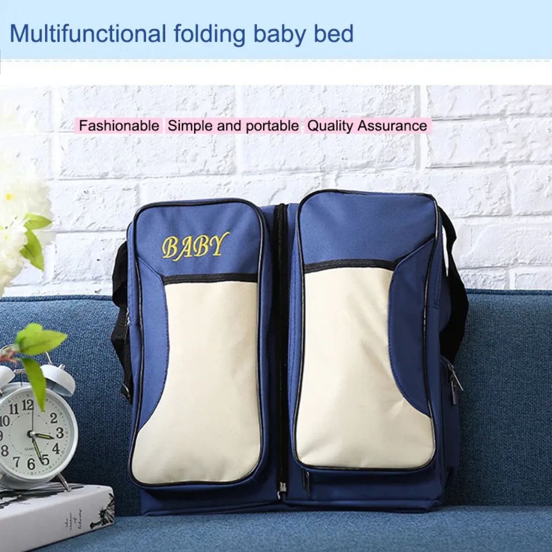Praktisches Baby Reisebett mit Aufbewahrungstaschen – Faltbares Babybett