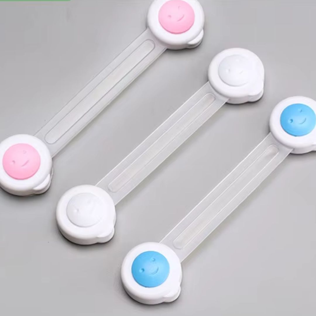 Kindersicherung für Schränke – Selbstklebender Möbel-Sicherheitsriegel