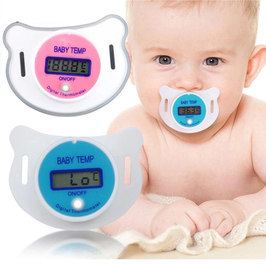 Digitales Baby-Thermometer als Schnuller