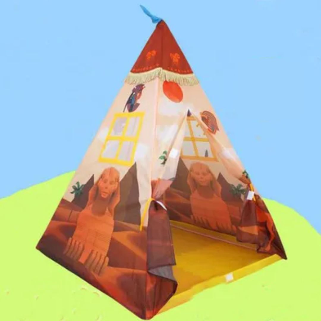 Buntes Kinderzelt - Indoor-Spielzelt für kreatives Spielen