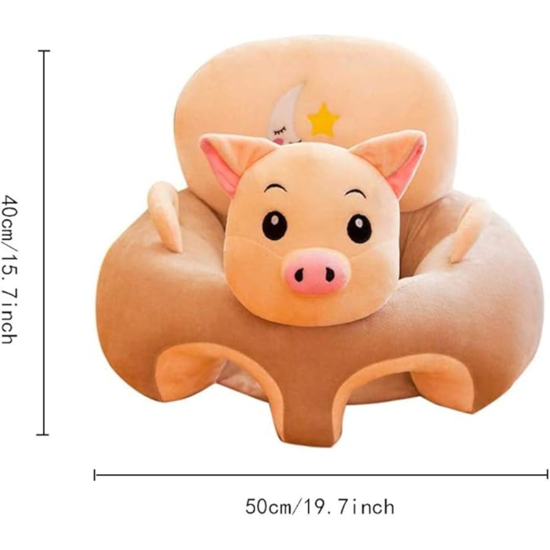 Baby Sitzhilfe aus Plüsch – Tierischer Sitztrainerbezug für selbstständiges Sitzen
