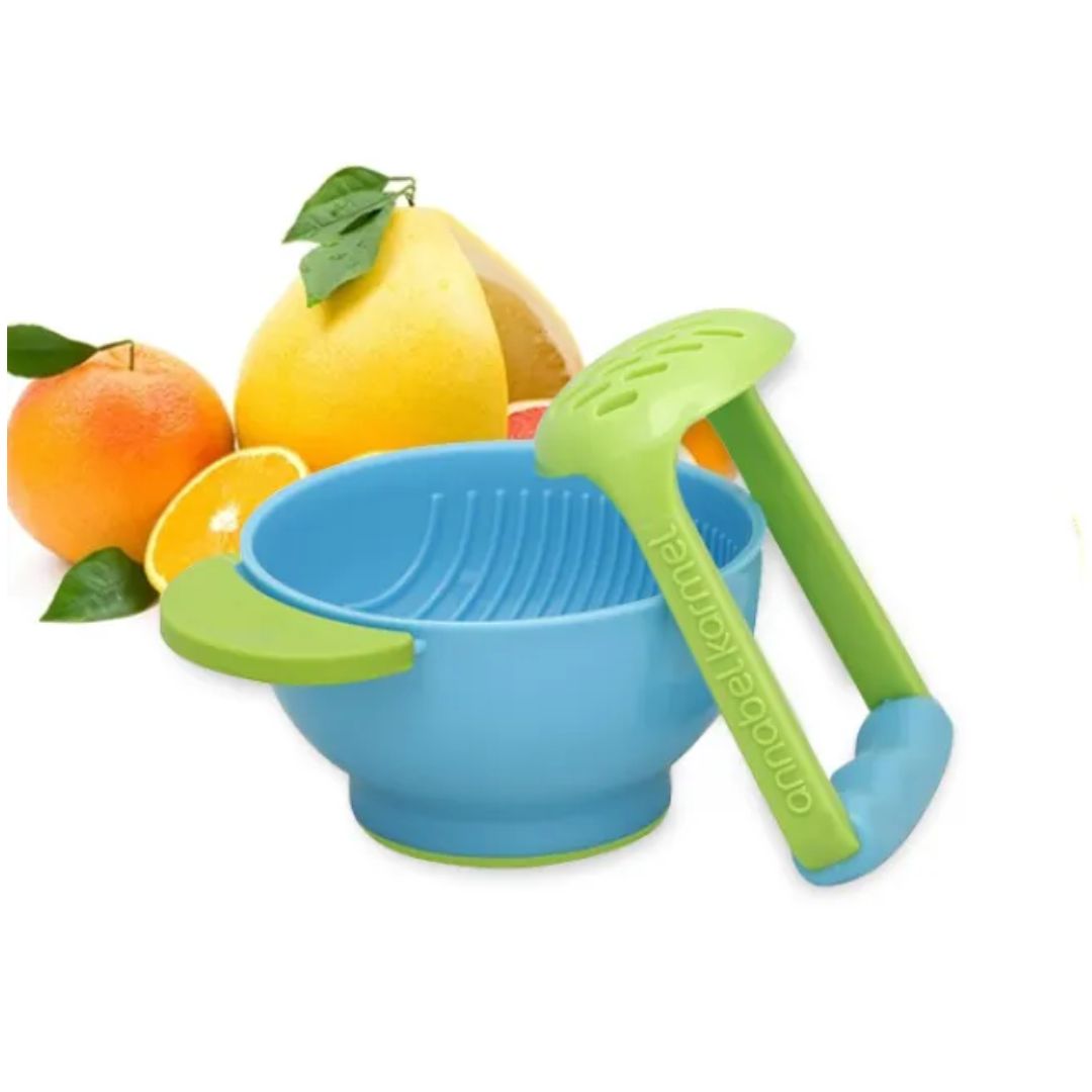 Baby Schleifschale mit Mahlhilfe – Rutschfeste Schale für Babynahrung