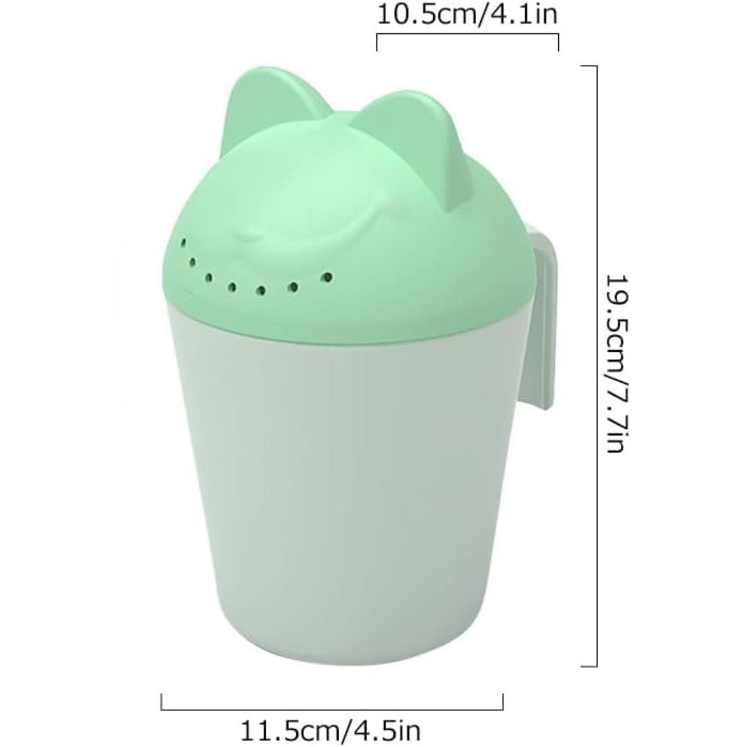 Kinder Gießkanne mit Katzen-Design – Ergonomischer Badebecher zum Duschen